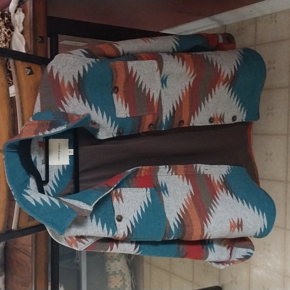 Shacket In Aztec Pattern - image 3